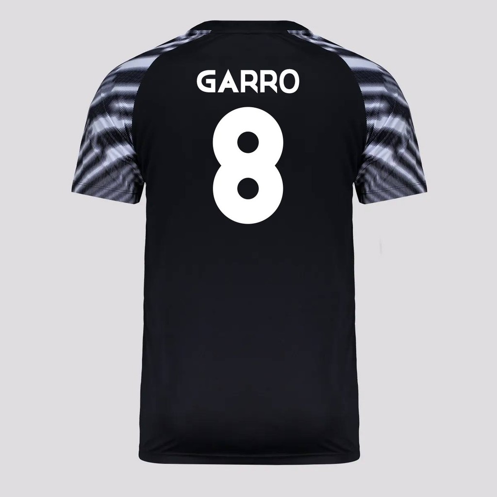Camisa Corinthians Lines 8 Garro Preta em Oferta na Shopee
