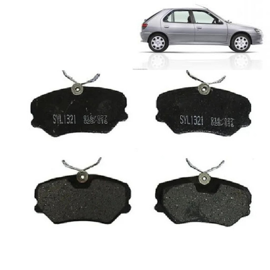 Pastilha Freio Dianteiro Peugeot 306 2.0 2.0 S16 1993... Sistema Bendix