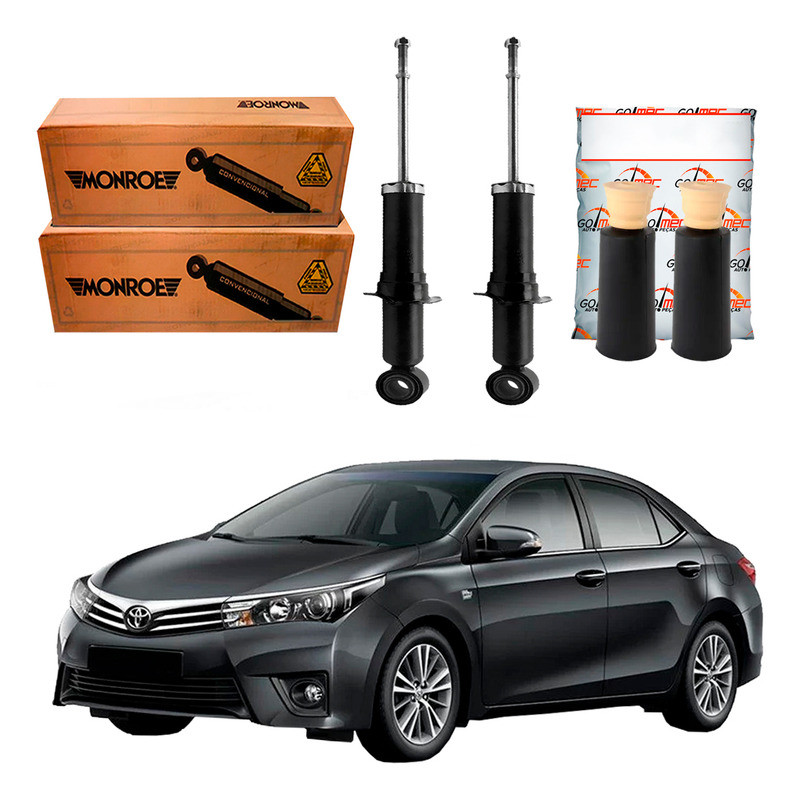 Kit Amortecedor Traseiro Monroe Corolla 1.8 2.0 2015 A 2016