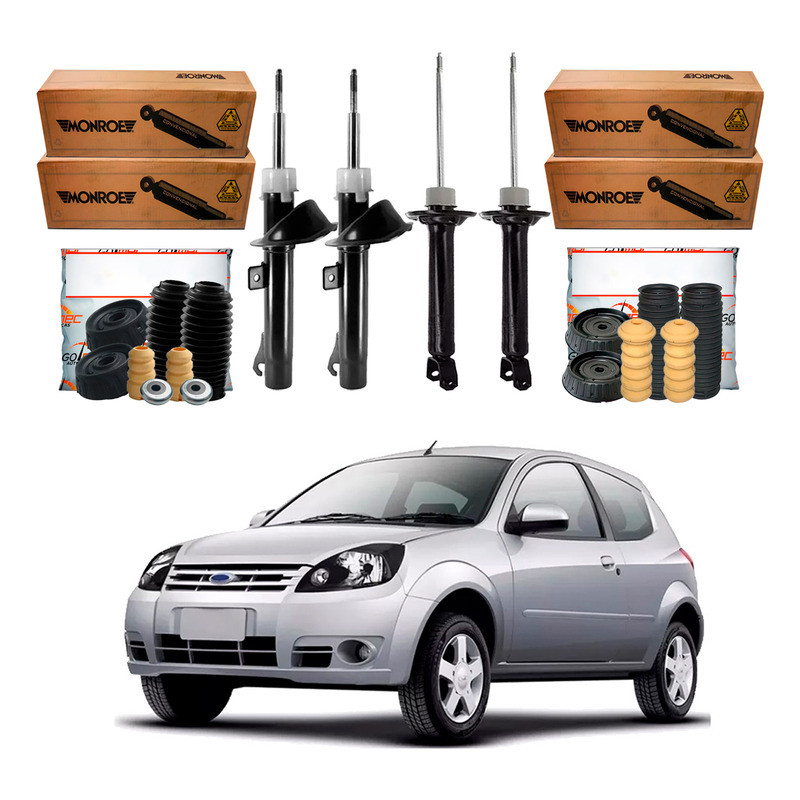 Kit Amortecedor Dianteiro Traseiro Ka 1.0 1.6 2007 A 2011