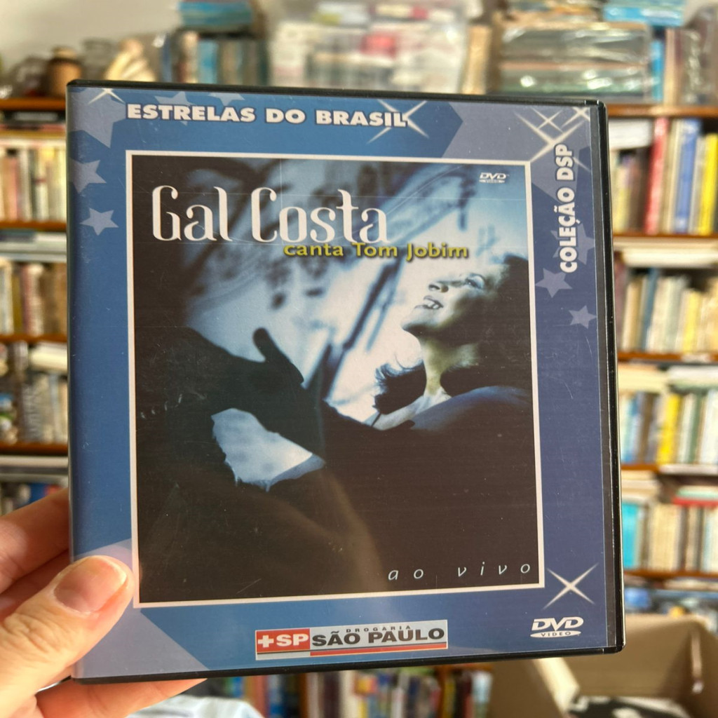 DVD GAL COSTA CANTA TOM JOBIM editora DESC