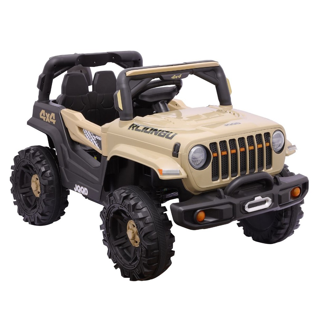Carro Elétrico Infantil Mini Jipe Off-Road Bege Zippy Toys em Oferta na Shopee