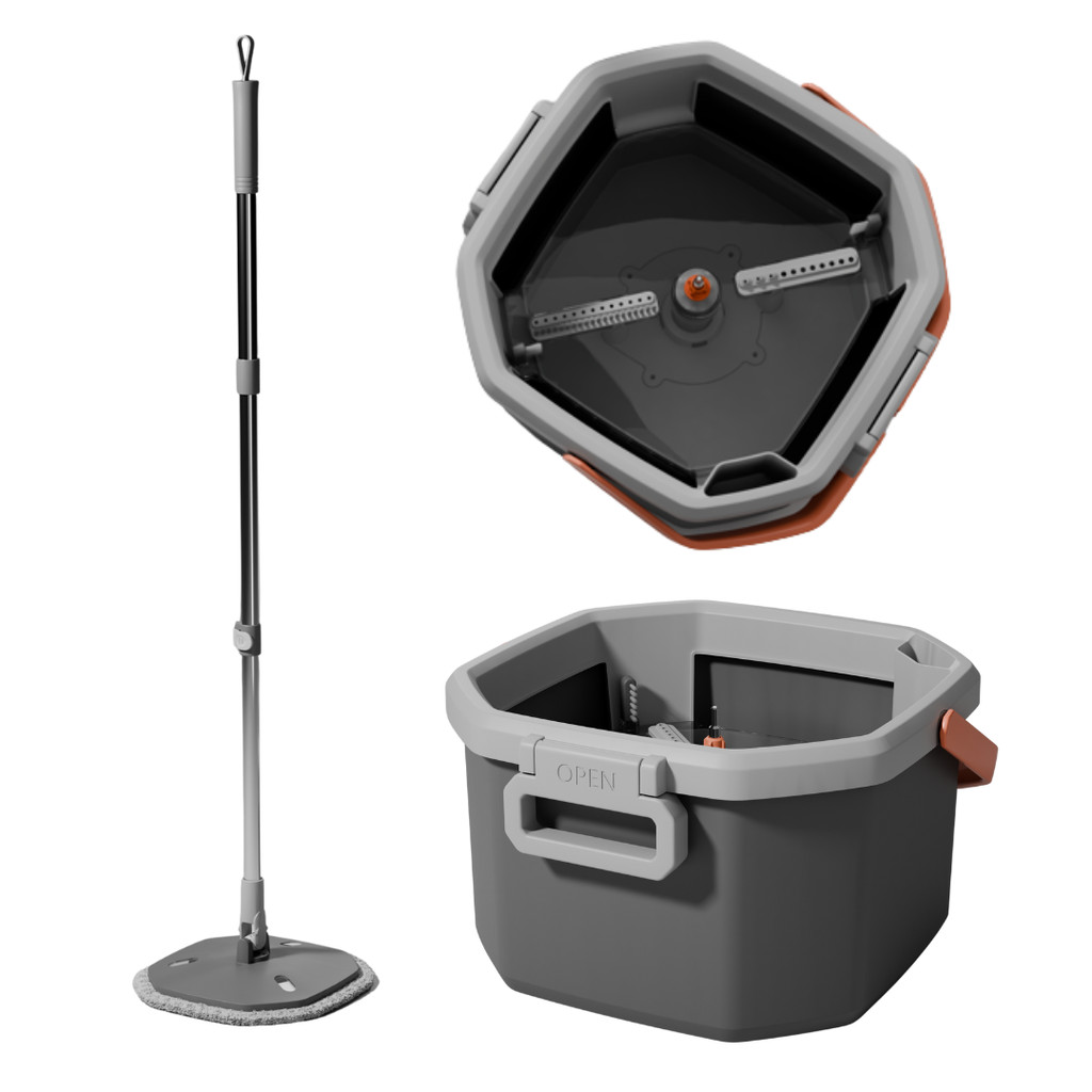 Mop Esfregão c/ Separador de Água Suja e Limpa - Zimpa Turbo em Oferta na Shopee