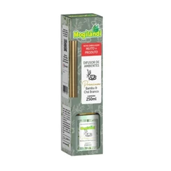 Difusor de Ambientes Premium Mogilândi Bambu & Cha Branco 250ml
