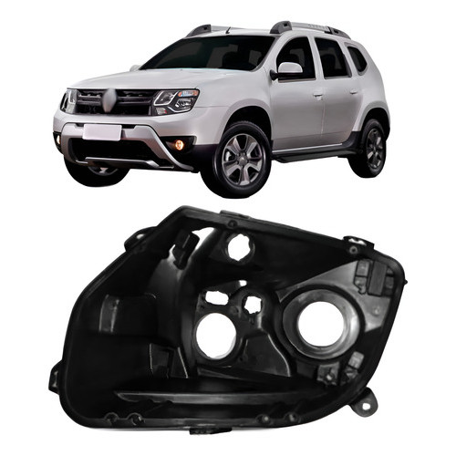 Carcaça Farol Duster 2010 2011 2012 2013 2014 2015 em Oferta na Shopee