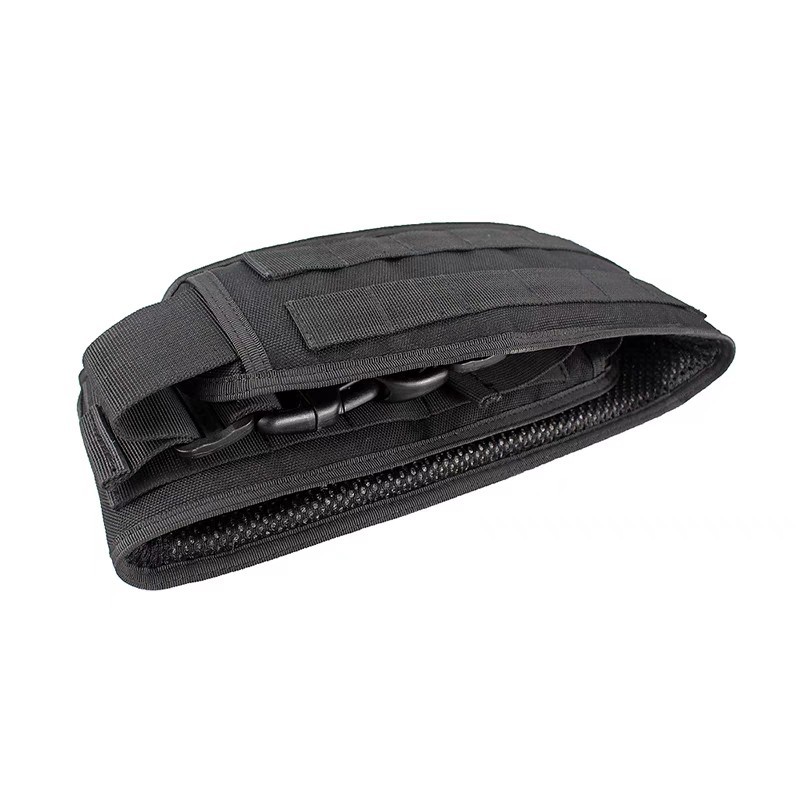 Ventilador militar ao ar livre almofada carga-rolamento cinto tático sistema MOLLE multifuncional revista capa pendurado