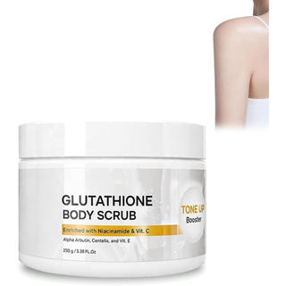 Esfoliante Corporal e Sérum Iluminador Flair, Gel de Banho Esfoliante Iluminador, Esfoliante Corporal de Sal Marinho e R