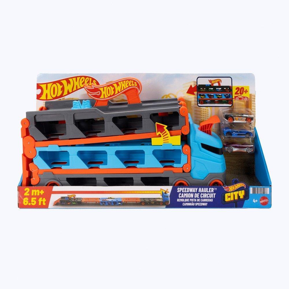Pista Hot Wheels Reboque de Pista de Corridas GVG37
