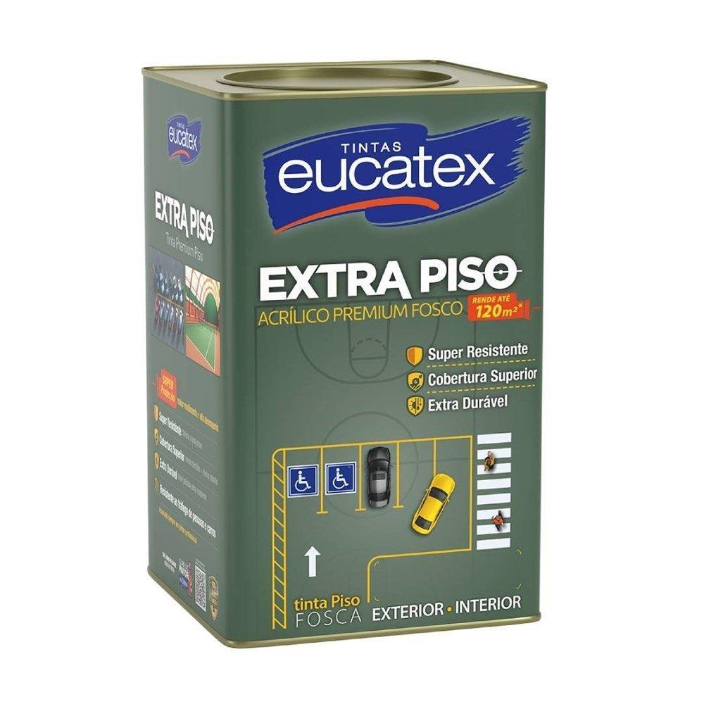 Tinta Acrilica para Piso Eucatex ExtraPremium Azul Fosco 18L