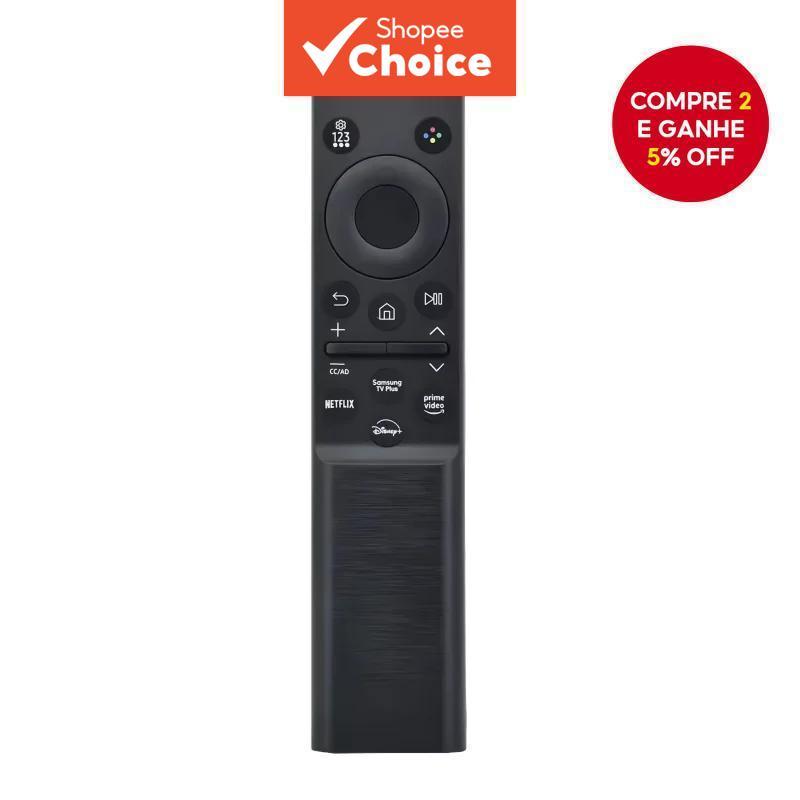 Substituição de controle remoto para TVs Samsung Crystal UHD (modelos BN59-01388A, BN59-01457A), também compatível com