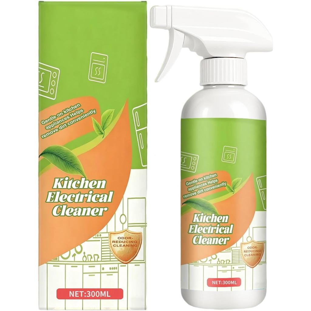 Limpador de cozinha iônico, fórmula enzimática para eletrodomésticos, limpador multiuso para armários, F