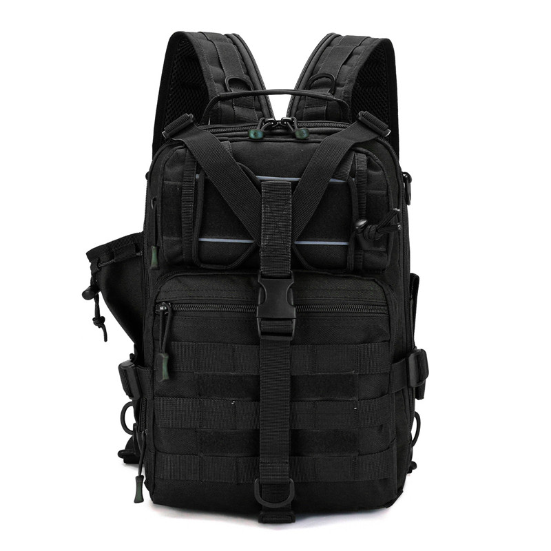 Homens esportes ao ar livre mochila multifuncional tático mochila saco de viagem isca de pesca saco montanhismo mochila