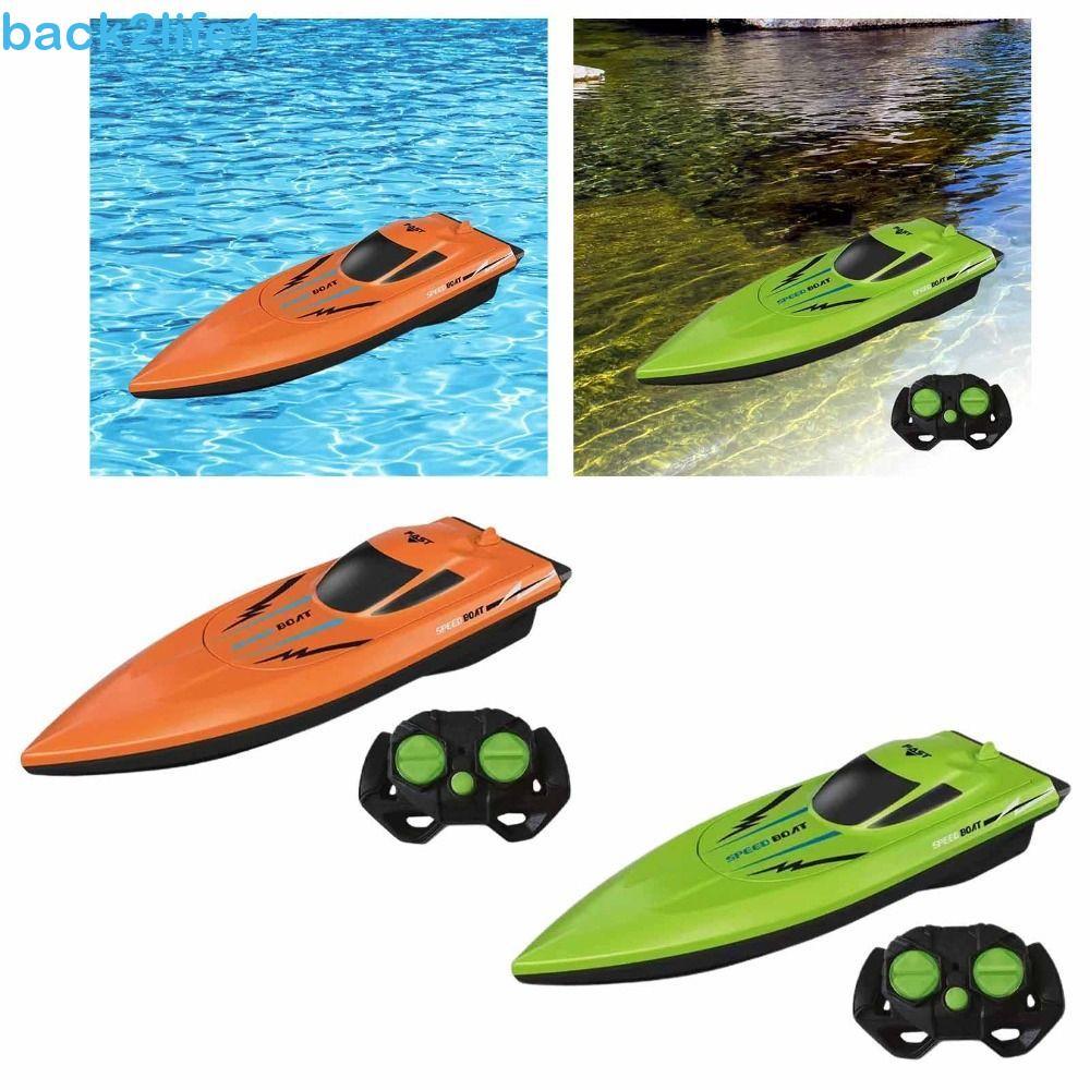 Barcos BACK2LIFE1 Racer RC , Barco De Controle Remoto À Prova D'água De Alta Velocidade , Brinquedo Elétrico De Lancha S