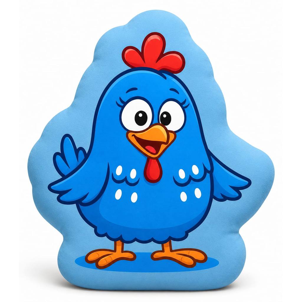 Almofadas Decorativas Galinha Pintadinha - Formato irregular Infantil — imagem 2 de 2