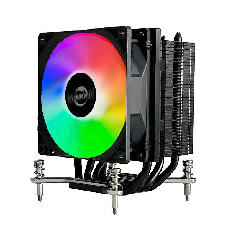 ⭐ Cooler de CPU para computador de mesa com 4 heat pipes, tipo torre, versão padrão de resfriamento 115X 1700 12400, coo