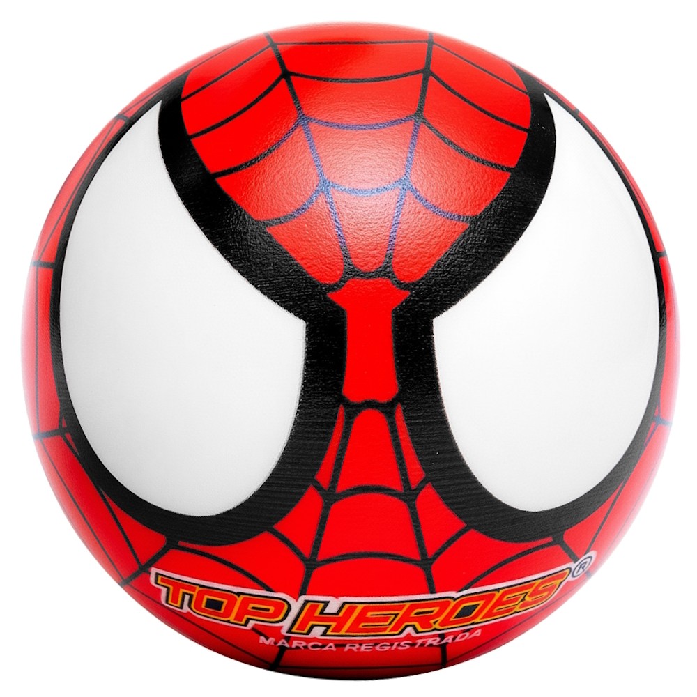 Bola Infantil Top Heroes Spider Aranha Vinil Bola para Crianças Dente de Leite