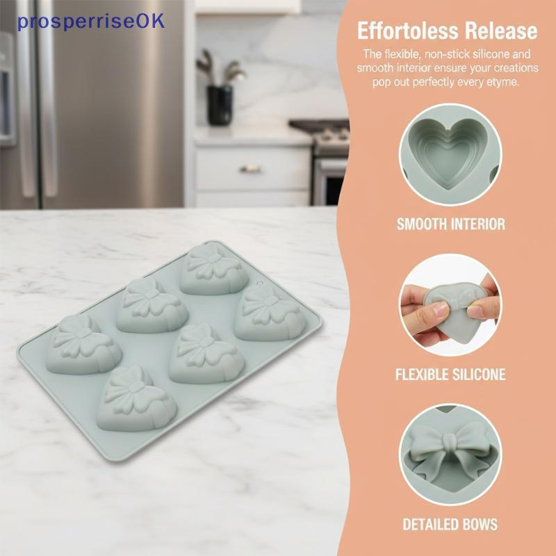 [newpros] Molde Versátil De Silicone Em Forma De Arco De Coração 3D Para Bolo De Doces Chocolate , Açúcar , Artesanato ,