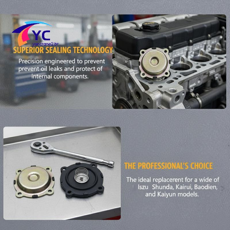 YCBR Válvula De Ventilação Do Cárter De Alta Qualidade PCV Para Peças De Motor 4JB1 4HF1 4HF2 Substituição De Fácil Ajus