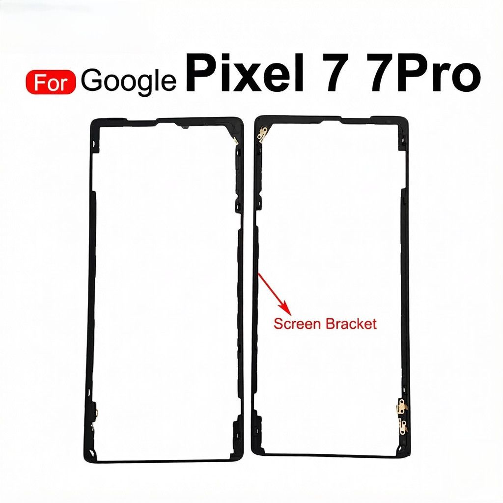 Para Google Pixel 7 Pro 7Pro, Suporte de Tela Frontal, Moldura Central, Suporte de Display LCD, Peça de Substituição de