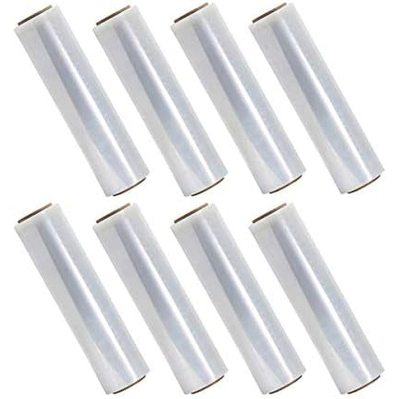 Envoltório Retrátil De Palete Resistente De 18 Polegadas X 1500 Pés , Força Industrial De Calibre 80 , Filme De Grau Com