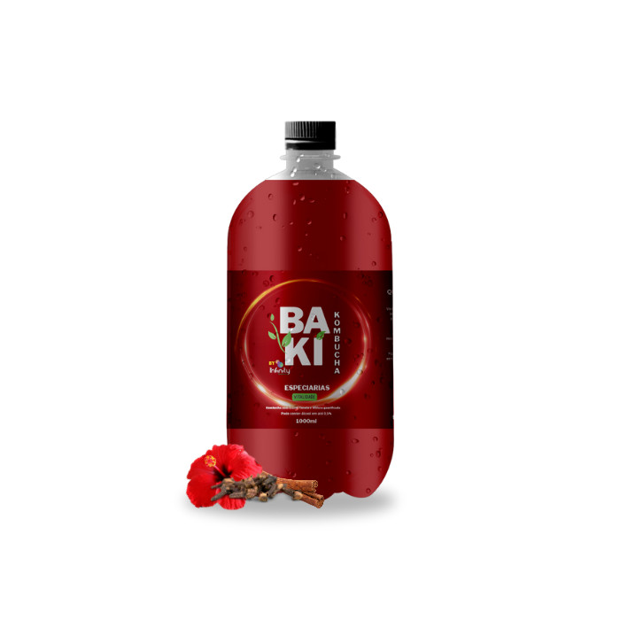 Kombucha Especiarias Bakí - 1 Litro