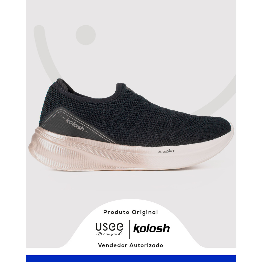 Tênis Feminino Kolosh Slip On Original Tenis Academia Caminhada EvaFit+ Confortável Sem cadarço · foto 2