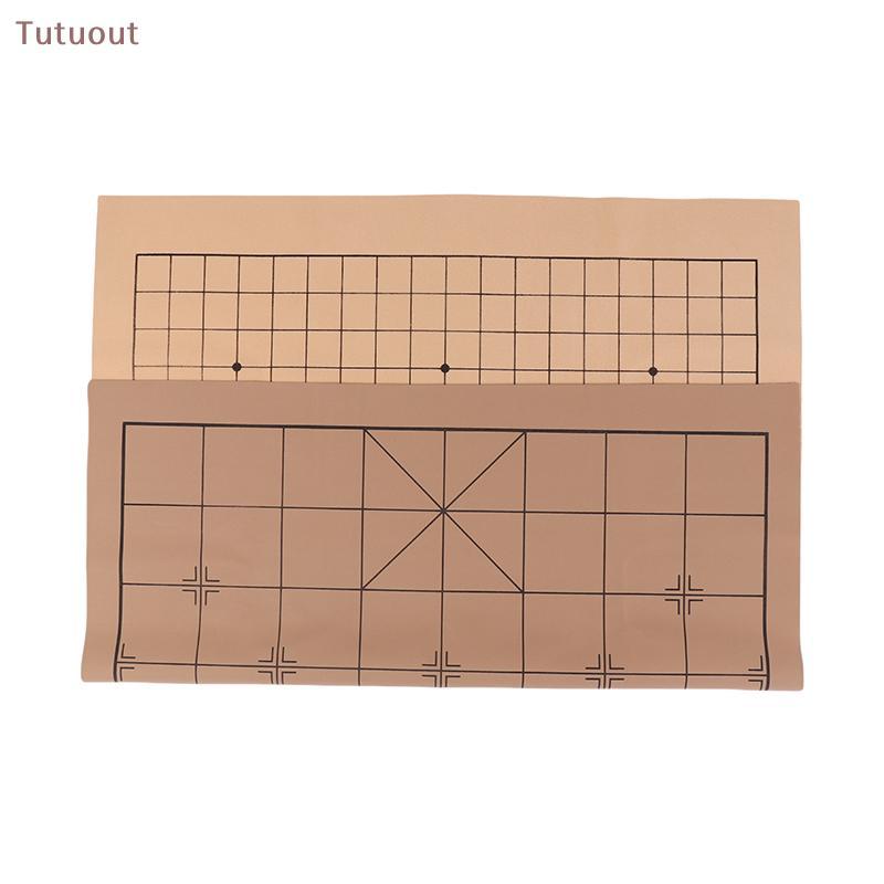 TUTU Dobrável Go Jogo Tabuleiro De Xadrez Weiqi Cheerboard De Para 53 * 61CM Dupla Face PU E Pelúcia Cheboard Antigo BR