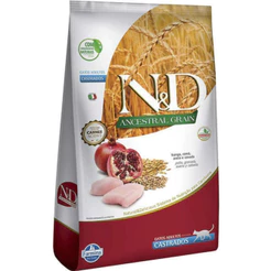 Ração Farmina NeD Ancestral Grain Frango Gatos Adultos Castrados 1.5kg