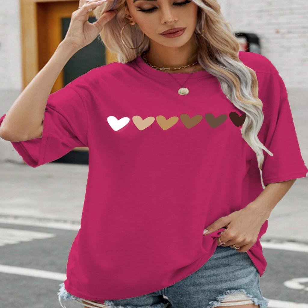 Camiseta Oversized Streetwear Feminina Manga Curta Verão Mulher Estilosa Blusa Confortável Unissex
