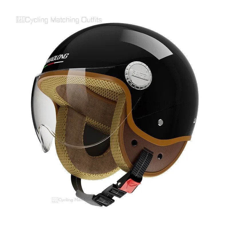 Capacete Aberto para Motocicleta, Capacete Retro para Scooter, Capacete Vintage, Capacete de Segurança para Motocicleta,