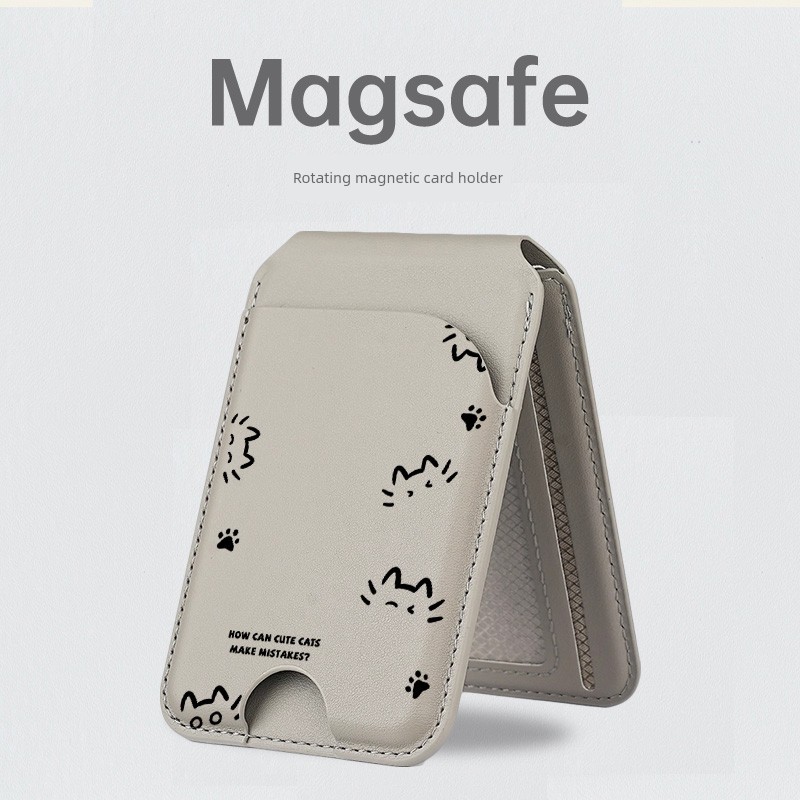 carteira magsafe Suporte para cartão de eixo rotativo magnético Fullton magsafe 