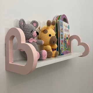 1 Prateleira infantil coração organizador quarto bebê C1045 em Oferta na Shopee