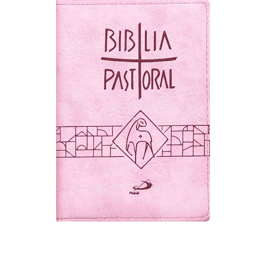 Bíblia Rosa Bolso Editora Pastoral Com Zíper Católica Completa Antigo e Novo Testamento em Oferta na Shopee