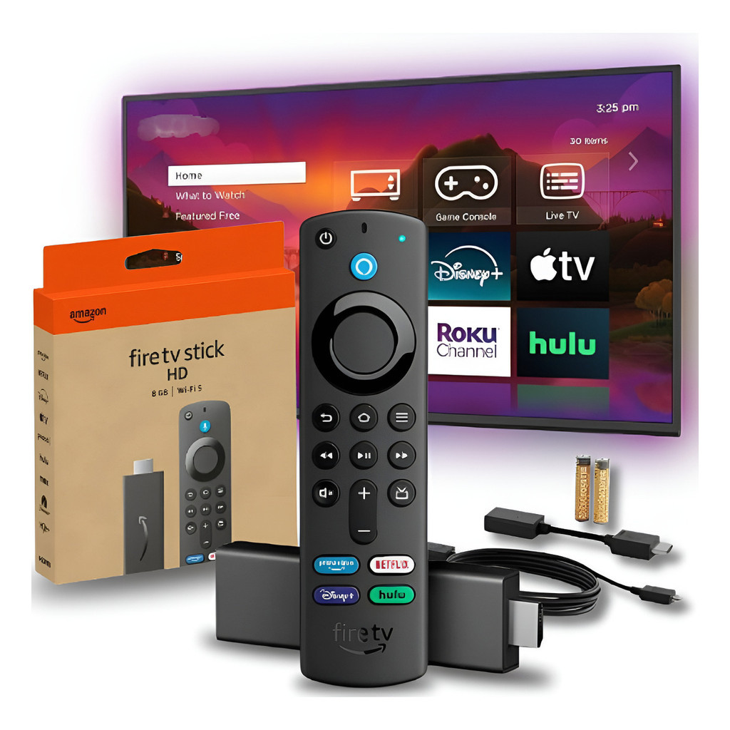 Amazon Fire TV Stick Lite Streaming Full HD Controle Remoto c/ Alexa Comando de Voz 8GB com Wi-Fi
