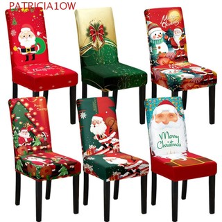 PATRICIA1OW Capa Para Cadeira De Natal , De Assento Jantar Com Decoração De Desenho Animado , Protetor