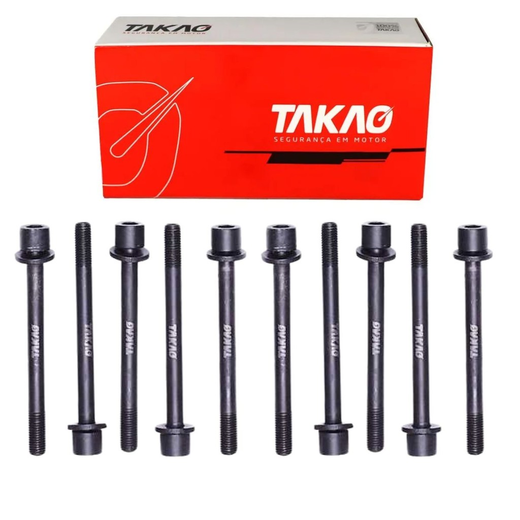 Parafuso De Cabeçote (Jg) Picanto 1.1 12V 2006 A 2007 / Picanto 1.0 12V 2007 A 2012 - Takao Pchy10A