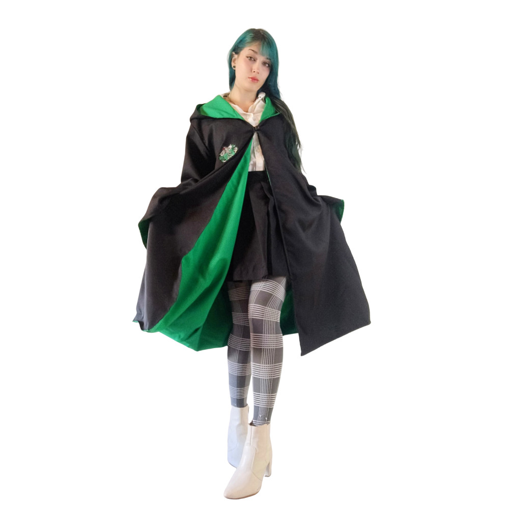 COSPLAY CAPA HARRY POTTER SONSERINA GRIFINOLIA TAMANHO ÚNICO ADULTO INFANTIL