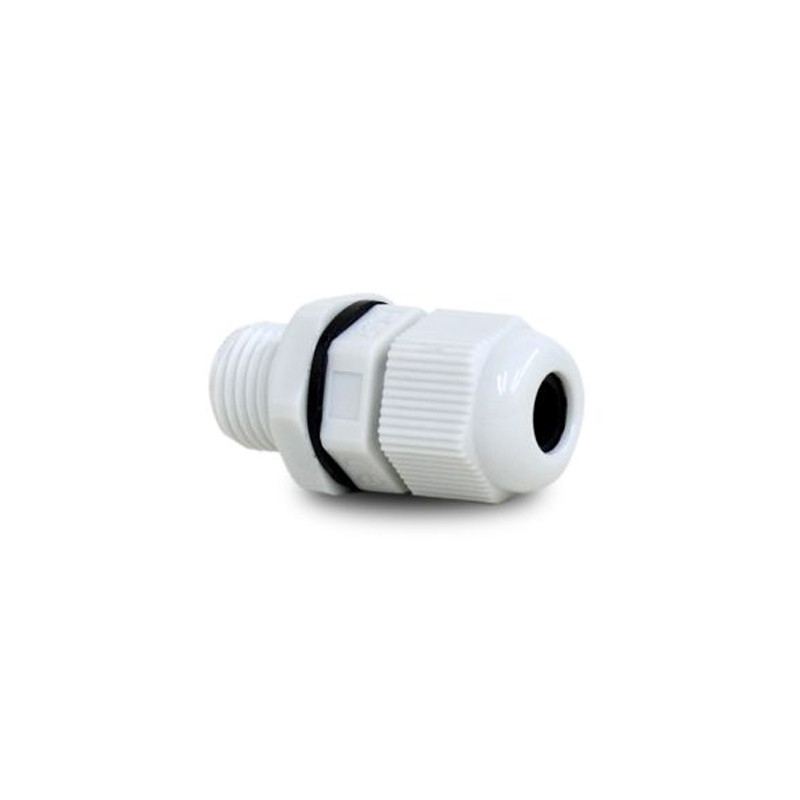 Prensa Cabo PG9 Rosca PVC Para Cabos de 4 á 8mm Cinza Elitek