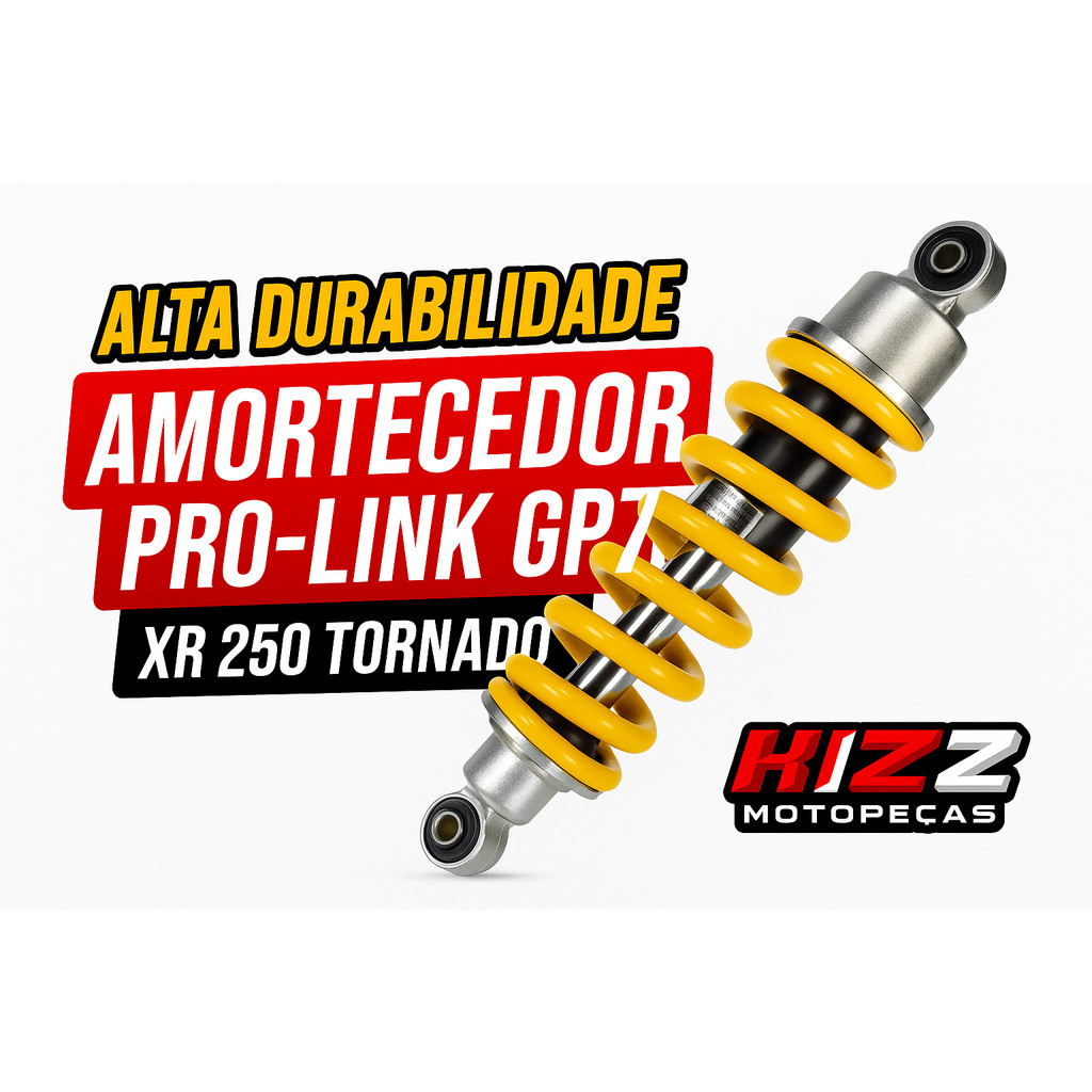 Amortecedor Pro-Link GP7 XR 250 Tornado Alta Performance em Oferta na Shopee