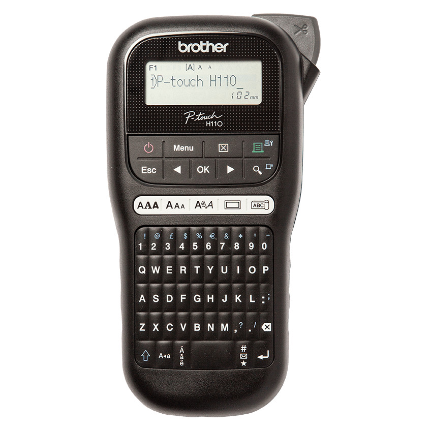 Rotulador Eletrônico Portátil Brother PTH110BK Preto