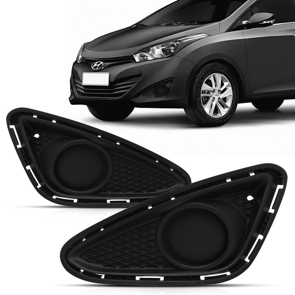 Grade Moldura Milha Hb20 Hb20s 2012 2013 2014 2015 Sem Furo em Oferta na Shopee