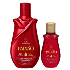 Kit Paixão Hidratante 200ml + Óleo Corporal Tentadora 100ml