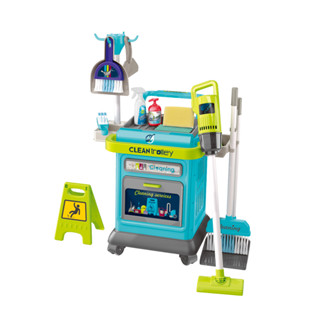 Carrinho de Limpeza Infantil Bancada Clean Center Maxi Toys em Oferta na Shopee