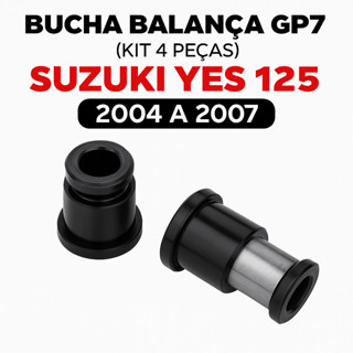Bucha Balança Tras. GP7 (Kit 4 Peças) Suzuki Yes 125 04/07 em Oferta na Shopee