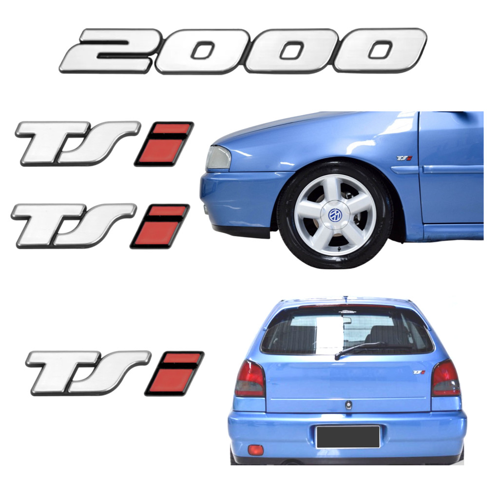 Emblemas Tsi 2000 + Lateral Tsi - Gol Bola - Modelo Original