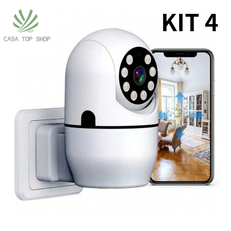 Câmera de Segurança HWN-AP03 Full HD Wifi Visão 360° e Noturna APP YOOSEE Original Envio Imediato