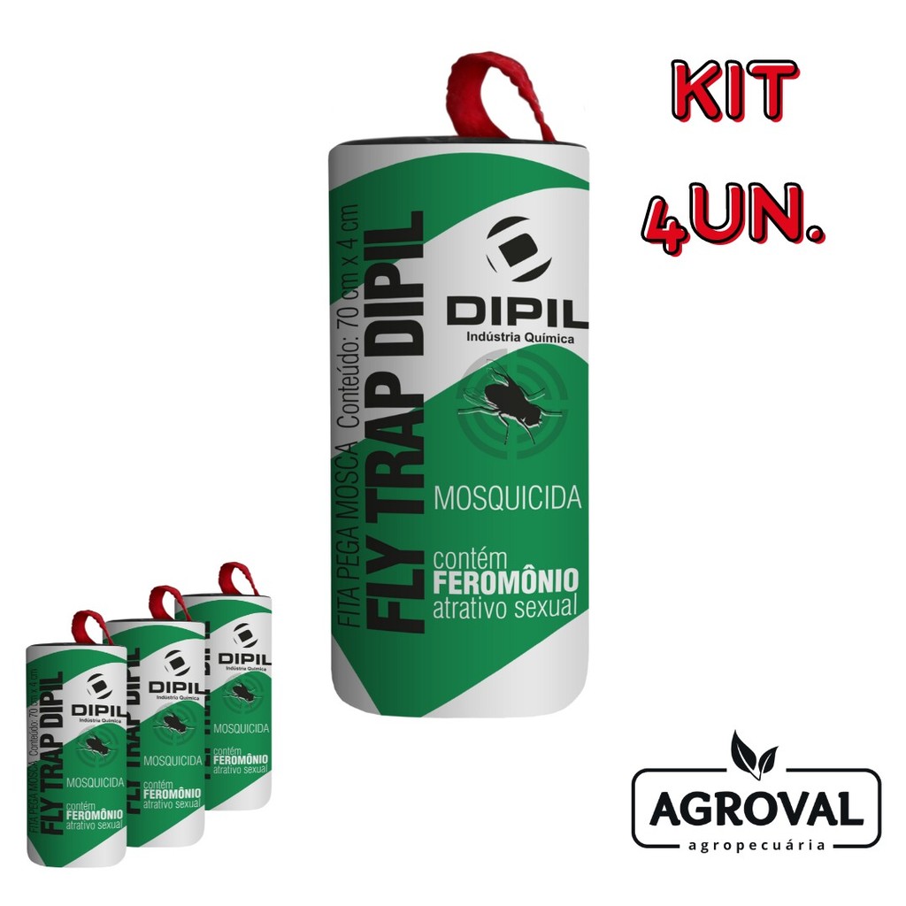 FITA PEGA MOSCA FLY DIPIL 4UN