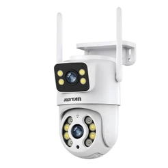 Câmera de Segurança IP Wi-fi Branco IP66 360 de Lente Dupla - com App YOOSEE