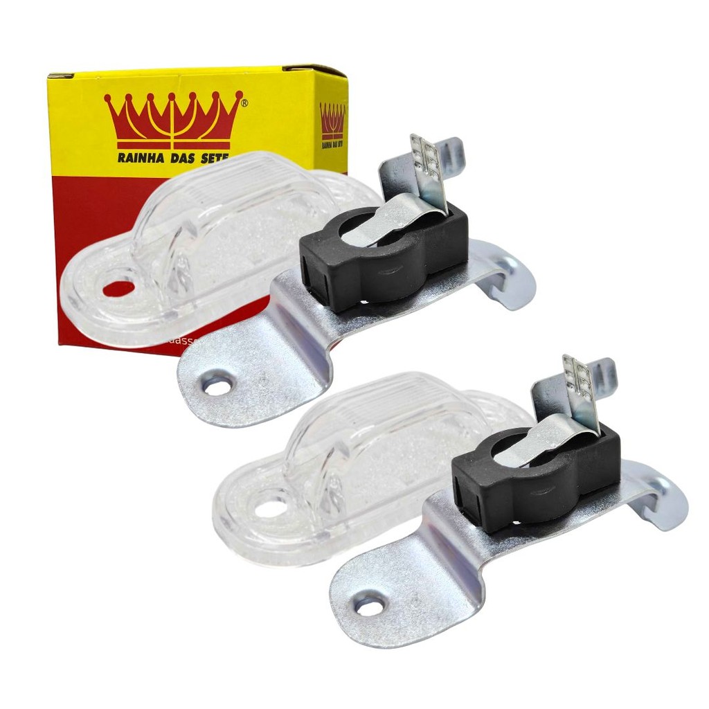 Par Lanterna Luz Placa Para Gol Quadrado Parati Quadrada Lente Acrilico em Oferta na Shopee