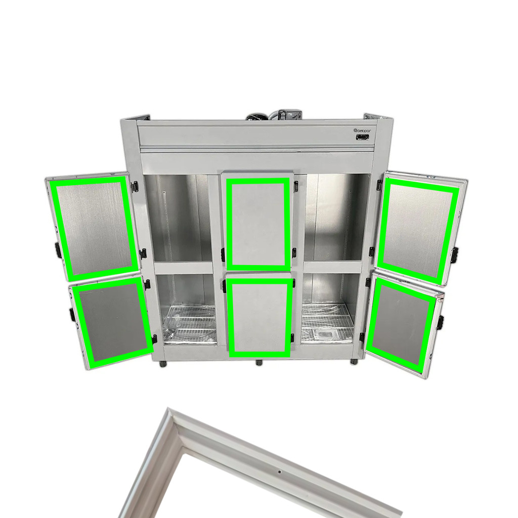 6 Gaxetas Refrigerador Porta Cega Para Gelopar Grs Grepp 6p